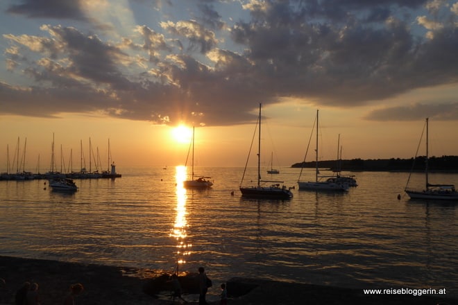 Sonnenuntergang in Novigrad