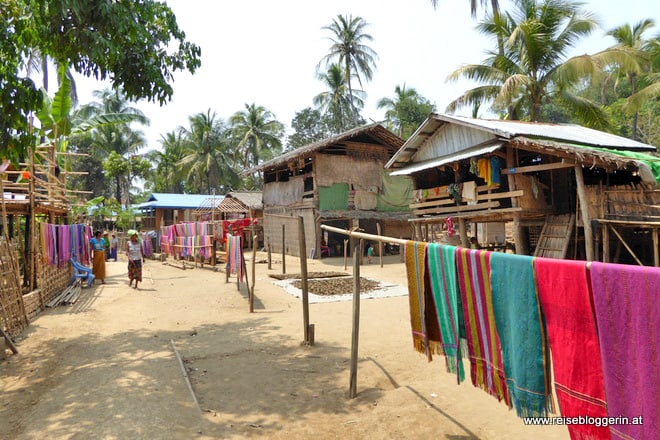 Ein Chindorf in Myanmar