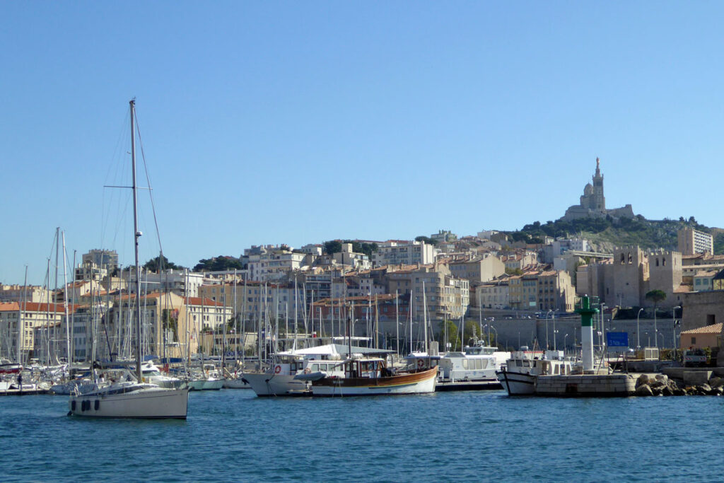 Marseille Hafen Segelboote